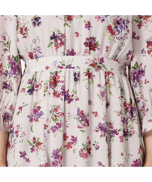 Rose Tiara / ローズティアラ ミニ丈・ひざ丈ワンピース | フラワープリントワンピース | 詳細15