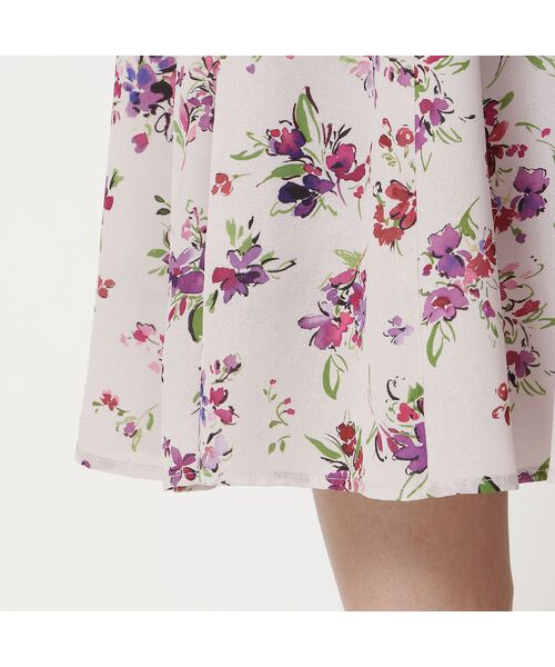 Rose Tiara / ローズティアラ ミニ丈・ひざ丈ワンピース | フラワープリントワンピース | 詳細18