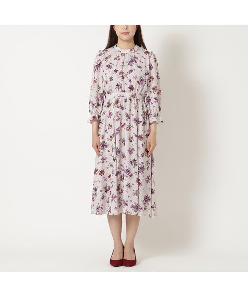 Rose Tiara / ローズティアラ ミニ丈・ひざ丈ワンピース | フラワープリントワンピース | 詳細9