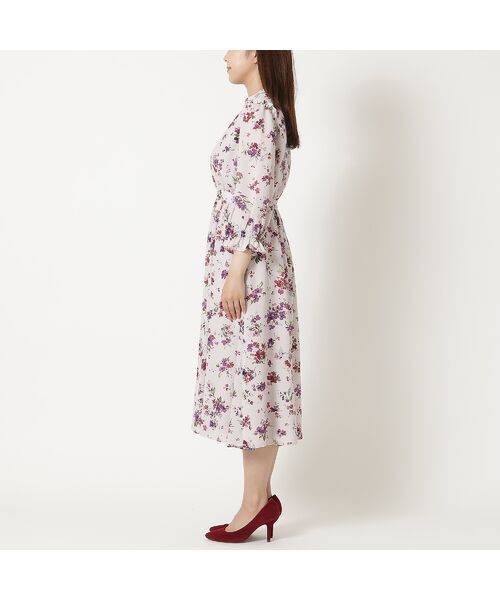 Rose Tiara / ローズティアラ ミニ丈・ひざ丈ワンピース | フラワープリントワンピース | 詳細10