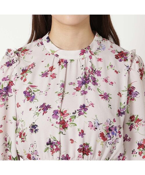 Rose Tiara / ローズティアラ ミニ丈・ひざ丈ワンピース | フラワープリントワンピース | 詳細12