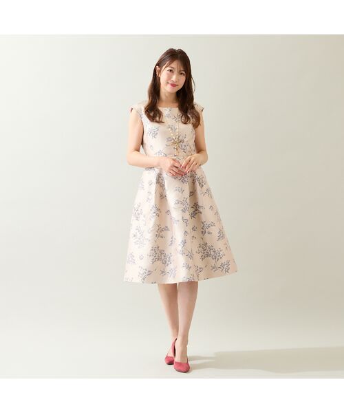 Rose Tiara / ローズティアラ ミニ丈・ひざ丈ワンピース | スズランジャカードワンピース | 詳細1