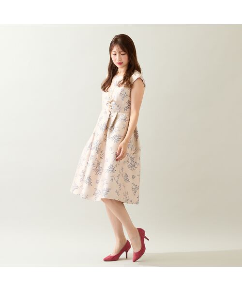 Rose Tiara / ローズティアラ ミニ丈・ひざ丈ワンピース | スズランジャカードワンピース | 詳細2