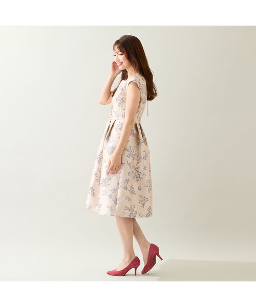 Rose Tiara / ローズティアラ ミニ丈・ひざ丈ワンピース | スズランジャカードワンピース | 詳細3