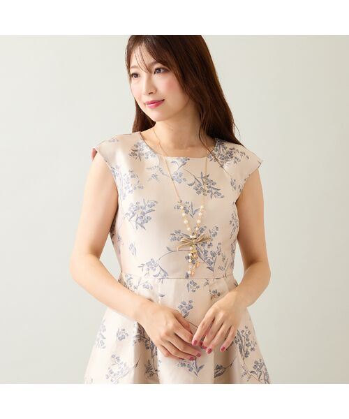 Rose Tiara / ローズティアラ ミニ丈・ひざ丈ワンピース | スズランジャカードワンピース | 詳細5