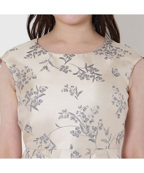 Rose Tiara / ローズティアラ ミニ丈・ひざ丈ワンピース | スズランジャカードワンピース | 詳細12