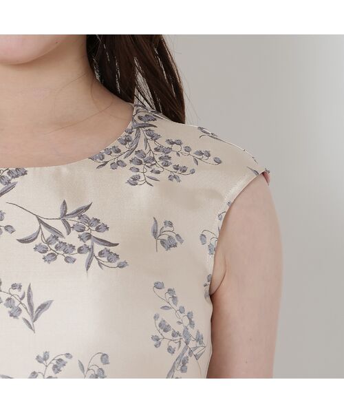 Rose Tiara / ローズティアラ ミニ丈・ひざ丈ワンピース | スズランジャカードワンピース | 詳細13