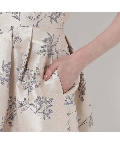 Rose Tiara / ローズティアラ ミニ丈・ひざ丈ワンピース | スズランジャカードワンピース | 詳細14