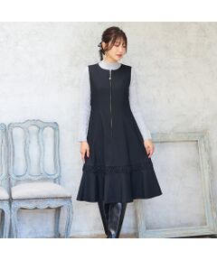 Rose Tiara / ローズティアラ ミニ丈・ひざ丈ワンピース | ジャンパースカート