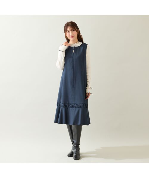 Rose Tiara/ローズティアラ ジャンパースカート ダークブルー 42 Rose Tiara/ローズティアラ ジャンパースカート ダークブルー 42