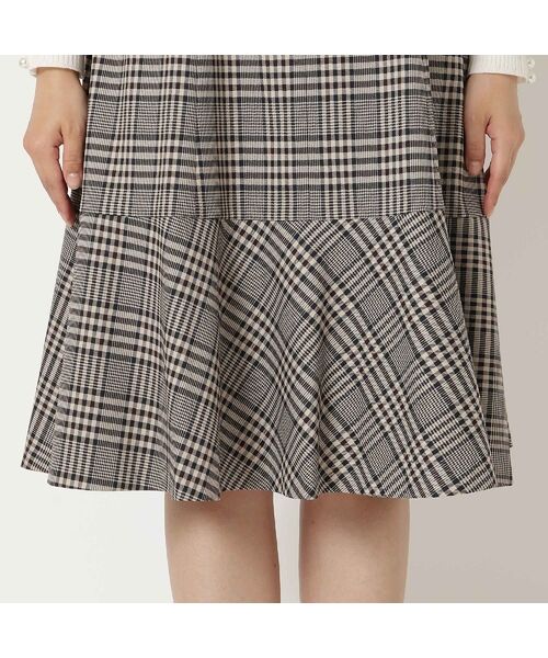 Rose Tiara / ローズティアラ ミニ丈・ひざ丈ワンピース | MIXチェックジャンパースカート | 詳細14