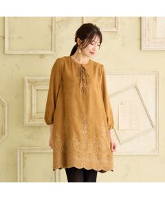 ローズティアラ　異素材　ティアードチュニック サイズ42 ローズティアラ 異素材 ティアードチュニック サイズ42 Rose