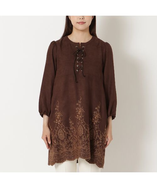 Rose Tiara / ローズティアラ チュニック | スエードライクチュニック | 詳細5