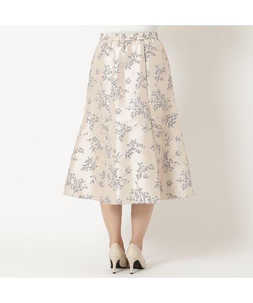 Rose Tiara / ローズティアラ ミニ・ひざ丈スカート | スズランジャカードフレアスカート | 詳細9