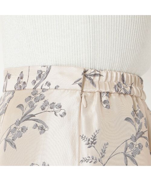 Rose Tiara / ローズティアラ ミニ・ひざ丈スカート | スズランジャカードフレアスカート | 詳細11