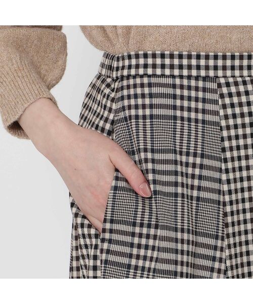 Rose Tiara / ローズティアラ ミニ・ひざ丈スカート | MIXチェックフレアスカート | 詳細13