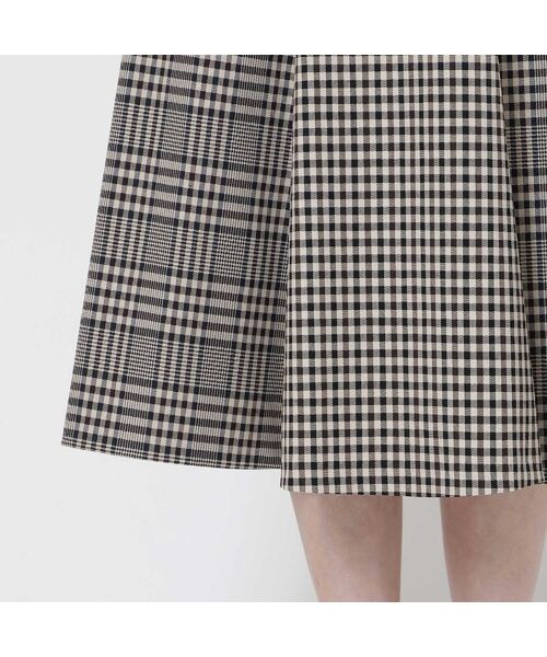 Rose Tiara / ローズティアラ ミニ・ひざ丈スカート | MIXチェックフレアスカート | 詳細15