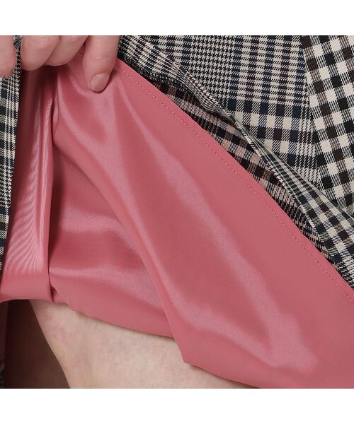 Rose Tiara / ローズティアラ ミニ・ひざ丈スカート | MIXチェックフレアスカート | 詳細16