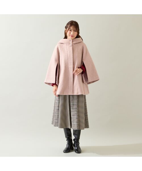 Rose Tiara / ローズティアラ ミニ・ひざ丈スカート | MIXチェックフレアスカート | 詳細3