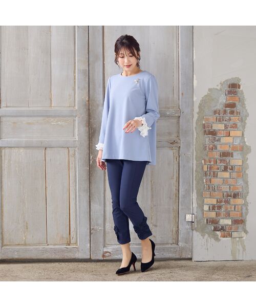 Rose Tiara / ローズティアラ その他パンツ | 【大人気アイテム】【UVカット/伸縮性◎】リボンレギンスパンツ | 詳細2