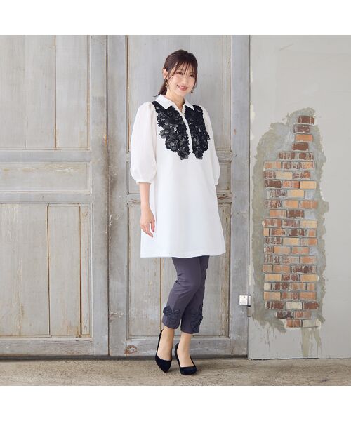 Rose Tiara / ローズティアラ その他パンツ | 【大人気アイテム】【UVカット/伸縮性◎】リボンレギンスパンツ | 詳細2