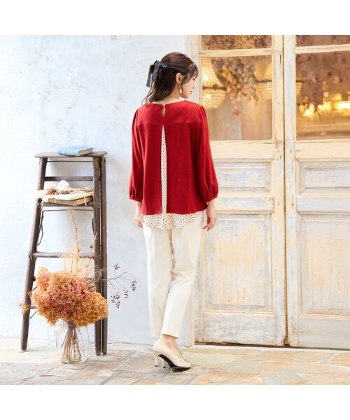 Rose Tiara / ローズティアラ その他パンツ | 【人気アイテム】【蓄熱保温】ウーリッチウォームセンタープレスパンツ | 詳細2