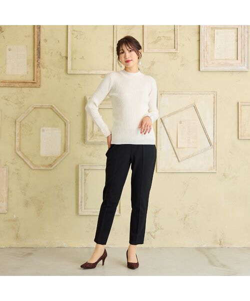 Rose Tiara / ローズティアラ その他パンツ | 【人気アイテム】【蓄熱保温】ウーリッチウォームセンタープレスパンツ | 詳細6