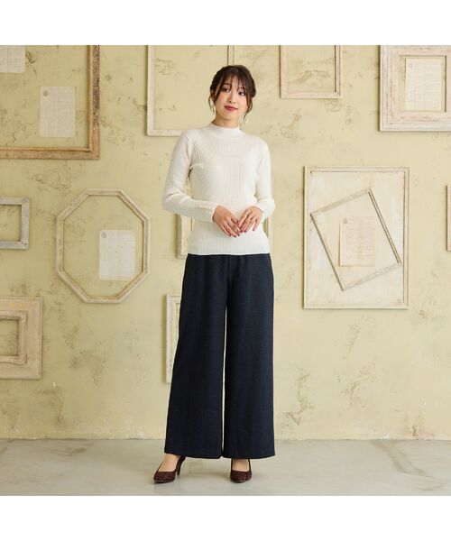 Rose Tiara / ローズティアラ その他パンツ | ツイード調ワイドパンツ | 詳細1