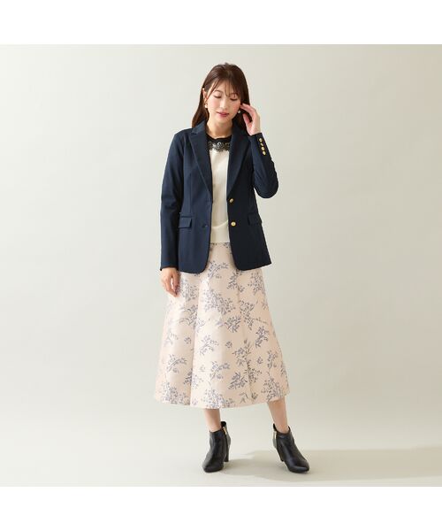 Rose Tiara / ローズティアラ テーラードジャケット | 【速乾/防シワ/伸縮性◎】テーラードジャケット | 詳細1