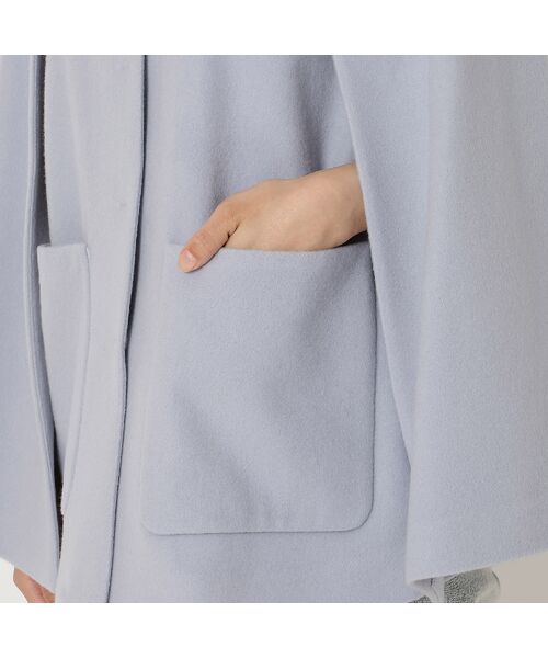 Rose Tiara / ローズティアラ ノーカラージャケット | 【ブローチ付】ケープショートコート | 詳細13