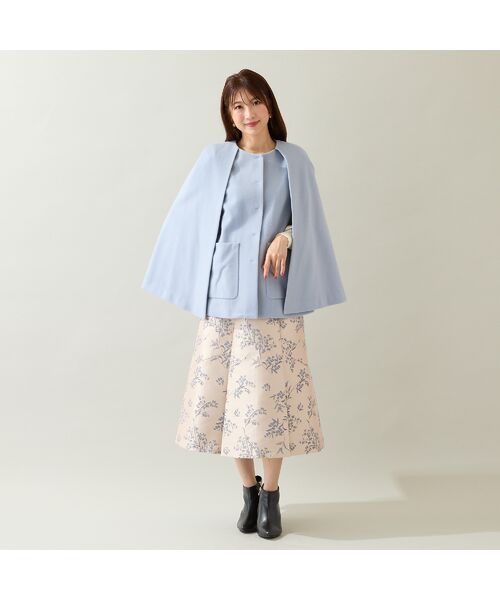 Rose Tiara / ローズティアラ ノーカラージャケット | 【ブローチ付】ケープショートコート | 詳細7