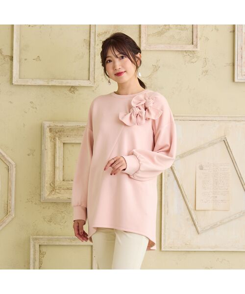 Rose Tiara / ローズティアラ カットソー | リボンコクーンカットソー | 詳細1