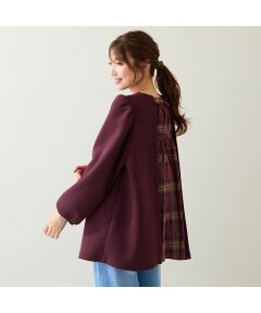 Rose Tiara / ローズティアラ カットソー | チェック切替プルオーバー