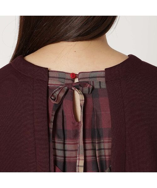 Rose Tiara / ローズティアラ カットソー | チェック切替プルオーバー | 詳細15
