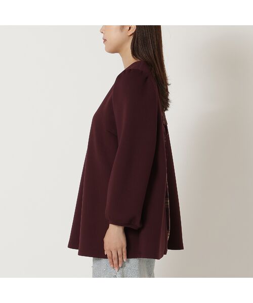 Rose Tiara / ローズティアラ カットソー | チェック切替プルオーバー | 詳細9