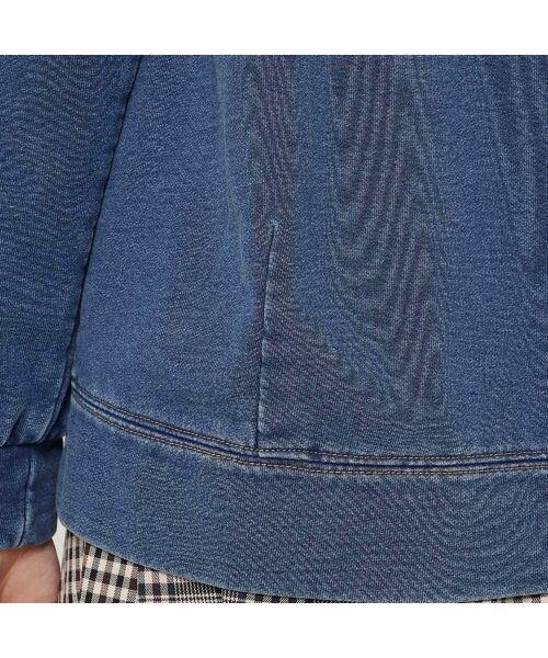 Rose Tiara / ローズティアラ パーカー | デニムライクジップアップパーカー | 詳細12