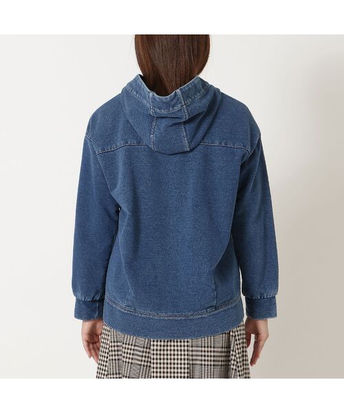 Rose Tiara / ローズティアラ パーカー | デニムライクジップアップパーカー | 詳細6