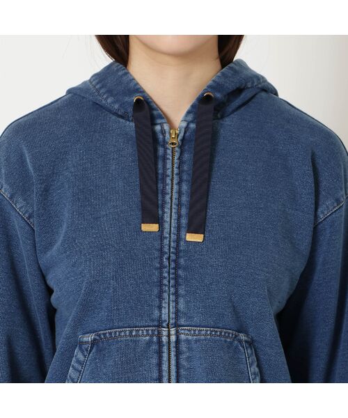 Rose Tiara / ローズティアラ パーカー | デニムライクジップアップパーカー | 詳細7