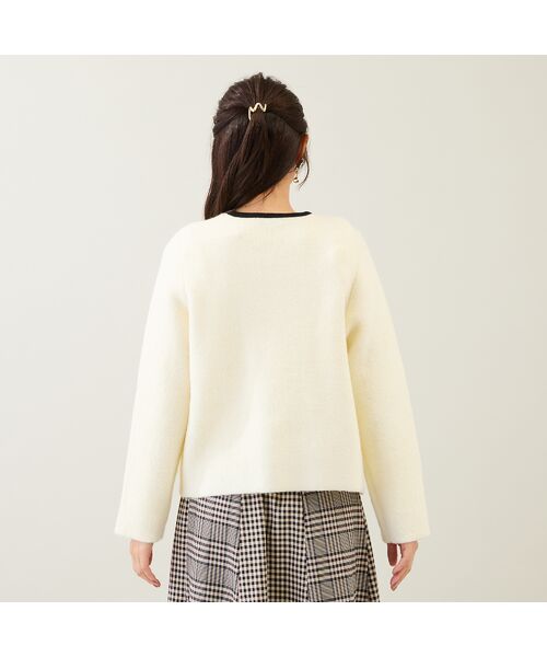 Rose Tiara / ローズティアラ カーディガン・ボレロ | フロントオープンクルーネックカーディガン | 詳細4