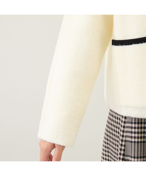 Rose Tiara / ローズティアラ カーディガン・ボレロ | フロントオープンクルーネックカーディガン | 詳細5