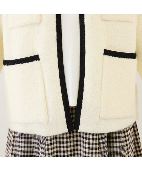 Rose Tiara / ローズティアラ カーディガン・ボレロ | フロントオープンクルーネックカーディガン | 詳細6