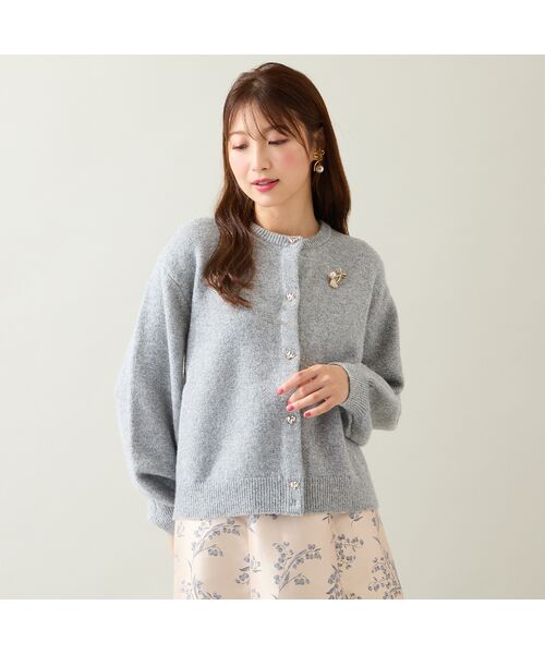 Rose Tiara / ローズティアラ ニット・セーター | ハートボタンニットカーディガン | 詳細5