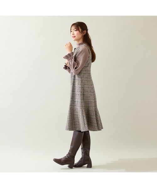 Rose Tiara / ローズティアラ ニット・セーター | 【定番人気アイテム】ドロップショルダーフリル襟ニット | 詳細3