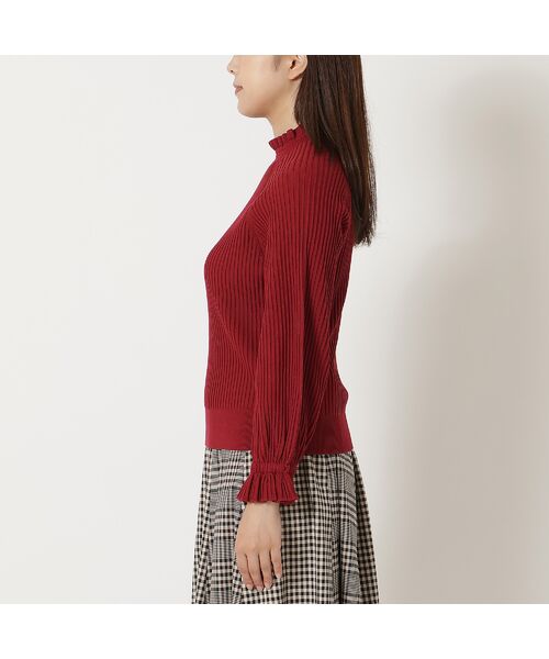 Rose Tiara / ローズティアラ ニット・セーター | 【定番人気アイテム】ドロップショルダーフリル襟ニット | 詳細8