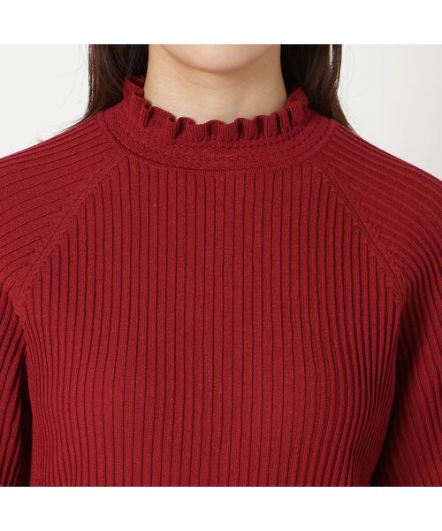 Rose Tiara / ローズティアラ ニット・セーター | 【定番人気アイテム】ドロップショルダーフリル襟ニット | 詳細10