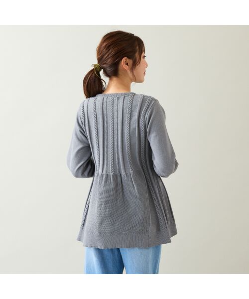 Rose Tiara / ローズティアラ ニット・セーター | ペプラムニットプルオーバー | 詳細5