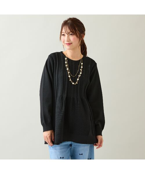 Rose Tiara / ローズティアラ ニット・セーター | ペプラムニットプルオーバー | 詳細6