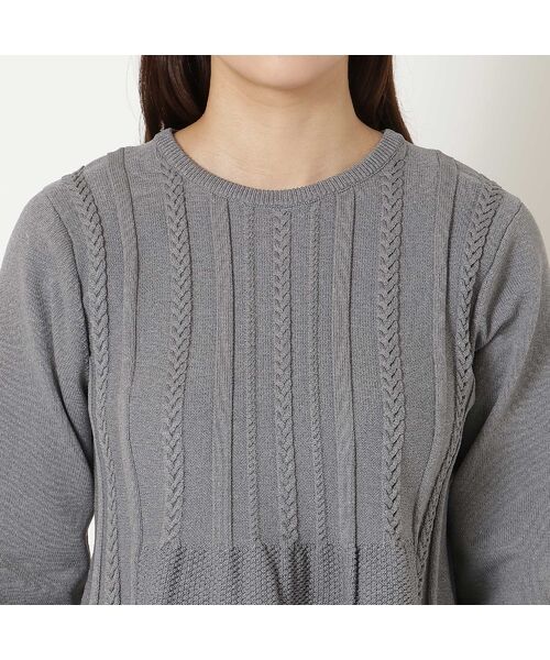 Rose Tiara / ローズティアラ ニット・セーター | ペプラムニットプルオーバー | 詳細11