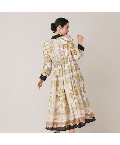 Rose Tiara / ローズティアラ ミニ丈・ひざ丈ワンピース | ジュエリープリントワンピース | 詳細2