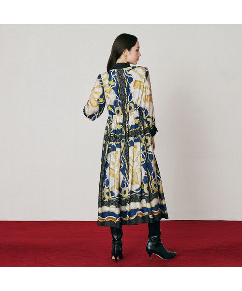 Rose Tiara / ローズティアラ ミニ丈・ひざ丈ワンピース | ジュエリープリントワンピース | 詳細10